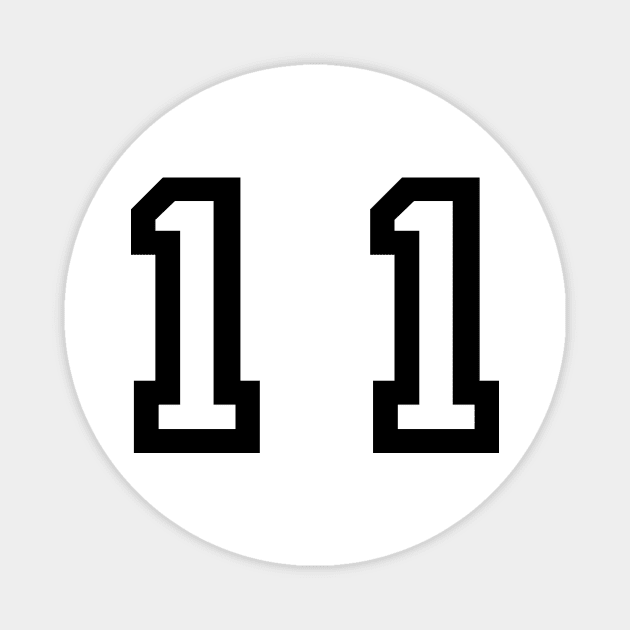 Number Eleven Magnet by sweetsixty